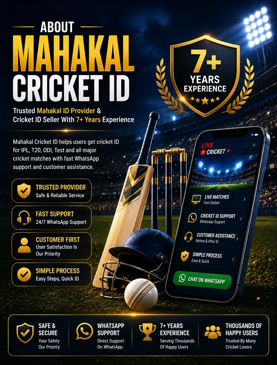 About Mahakal Cricket ID