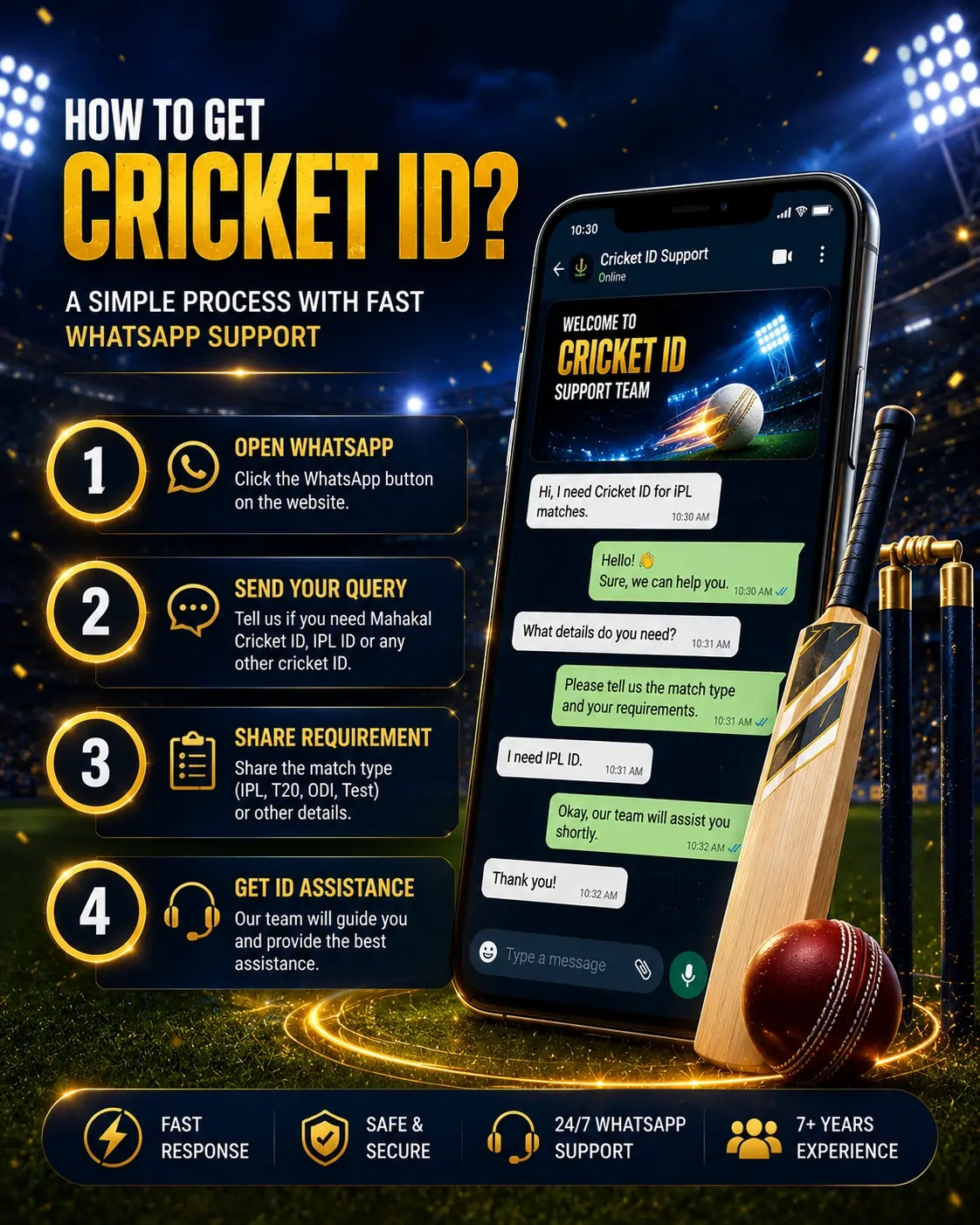How To Get Cricket ID